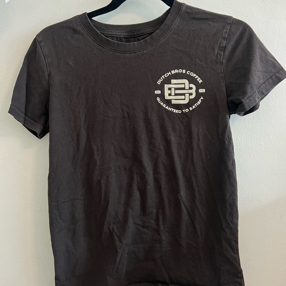 vintage looking off black Dutch bro’s tee